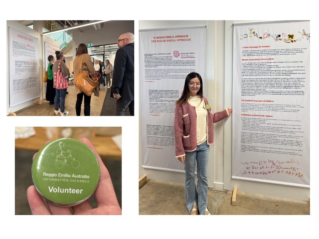 Figure 7. REAIE Exhibition Volunteering: Engaging with the early childhood education community in Adelaide.