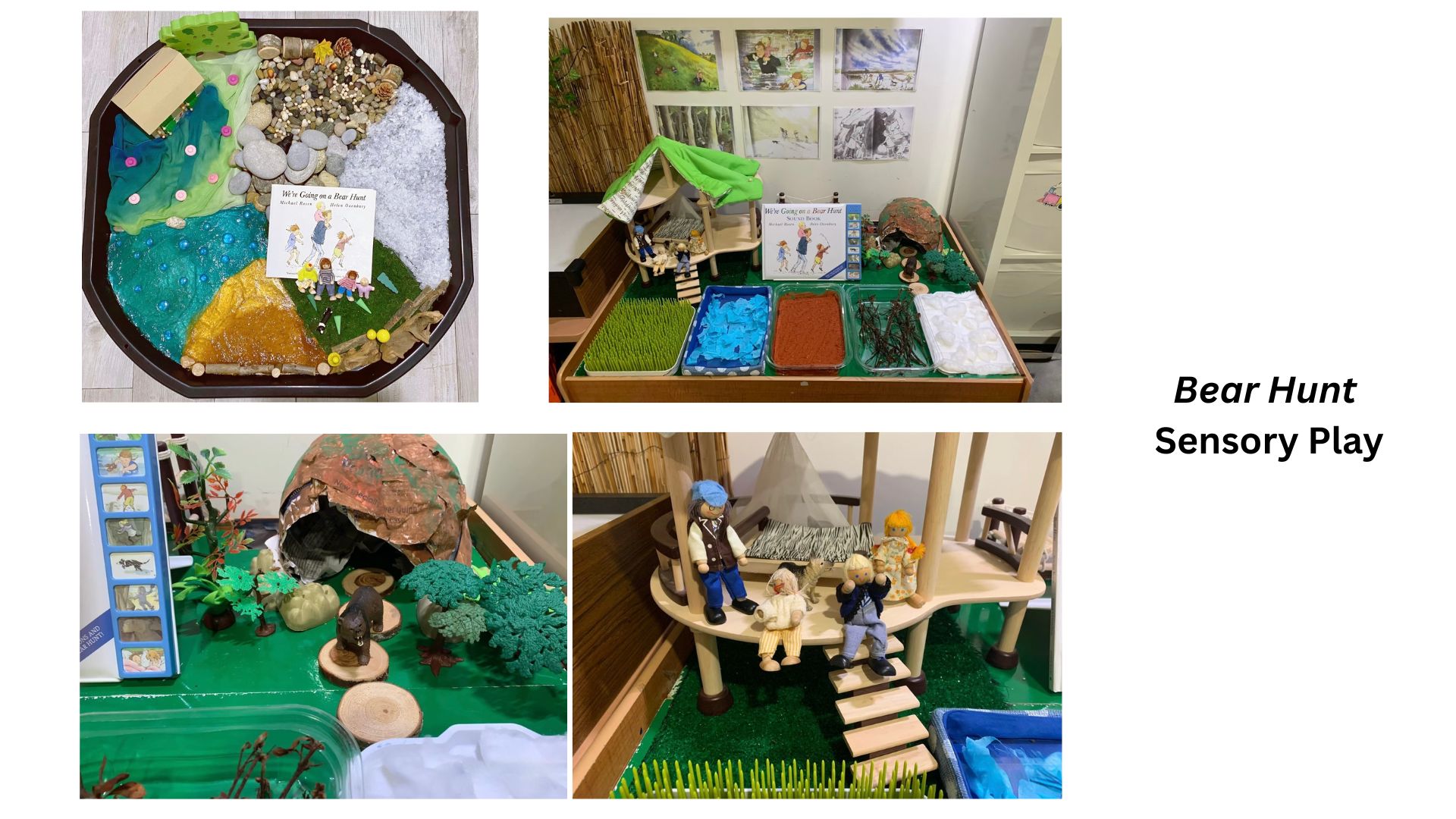 Figure 3. Sensory learning environment based on We’re Going on a Bear Hunt.